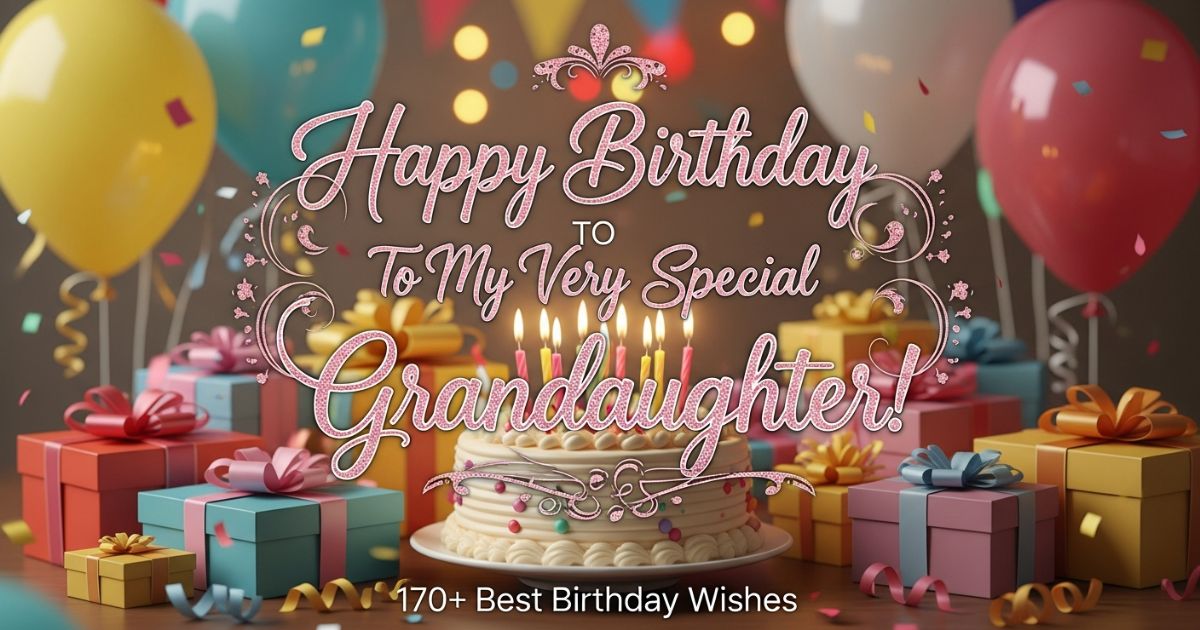 170+ Best Very Special Granddaughter Birthday Wishes for Facebook