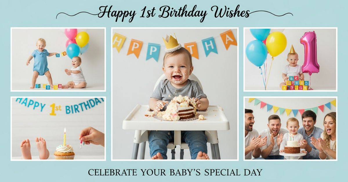 220+ Happy 1st Birthday Wishes to Celebrate Your Baby’s Special Day