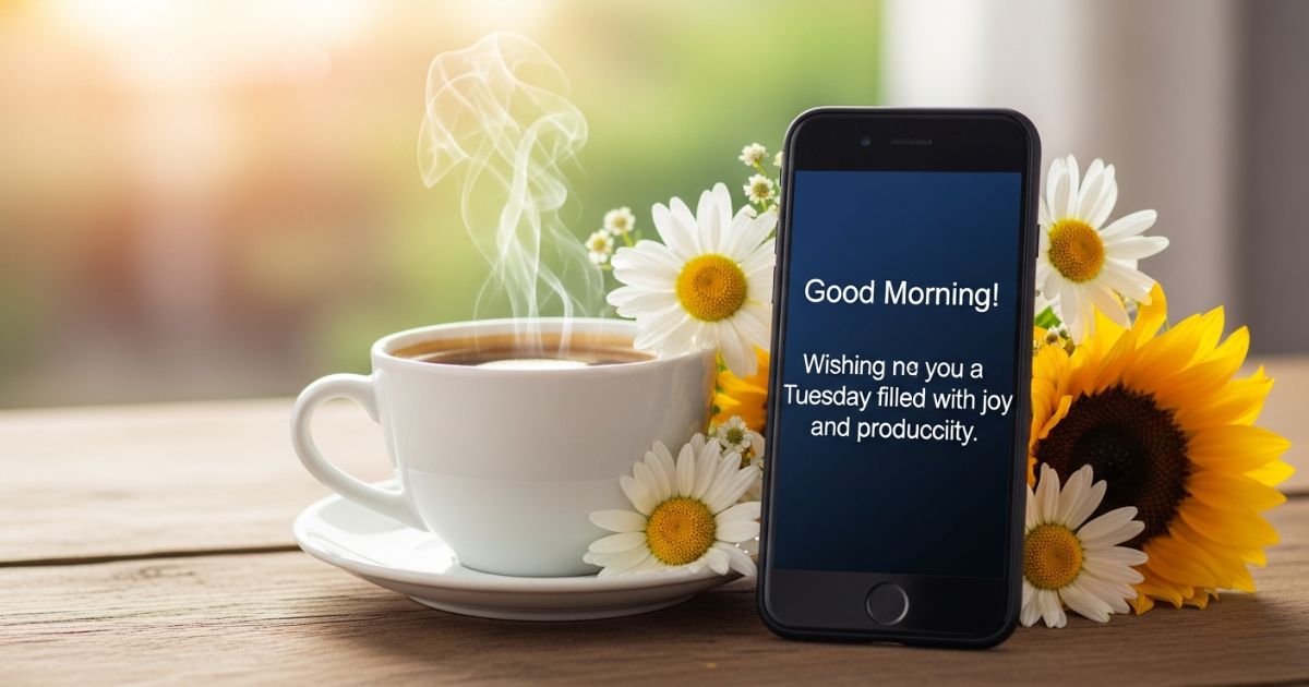 Tuesday Good Morning Wishes Latest – Fresh Messages to Start Your Day Right